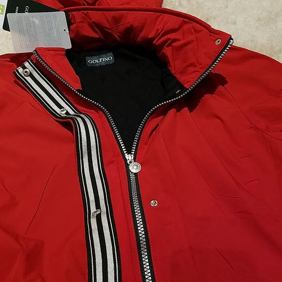 LADIES GOLFINO VERSATILE RED JACKET SIZE 10 - Picture 5 of 16